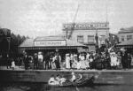 Limehouse Pier on a Sunday afternoon around 1910