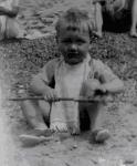 George – Mabel’s only child – on holiday with his parents c1937