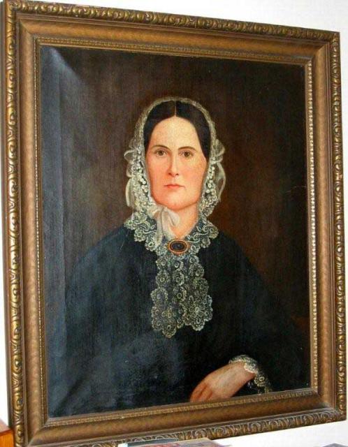 Portrait - Ann Eberts: Portrait of Ann (Baker) Eberts (1785 – 1850), reputedly painted by Mary Ann Eberts. Ann Eberts was her mother-in-law.